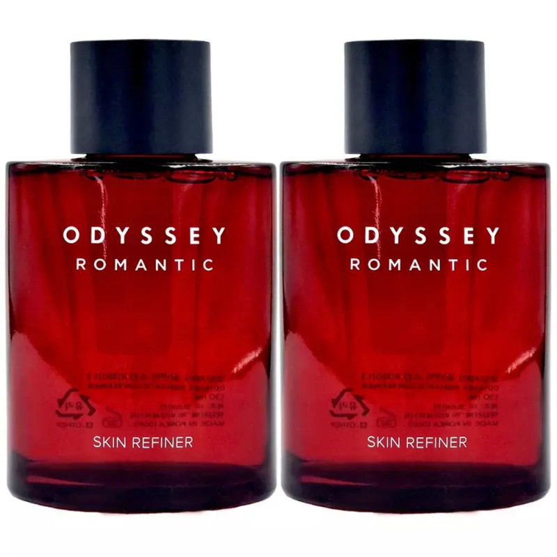 Odyssey 남성전용 오딧세이 로맨틱 스킨 리파이너130ml x2개 남성기초화장품 Men's Odyssey