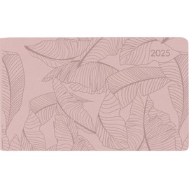 Alpha Edition - Ladytimer To Go Deluxe Salmon 2025 Pocket Calendar, 15.3 x 8.7 cm, Calendar with 128 Pages, with Space for Notes, Monthly Overview, International Calendar