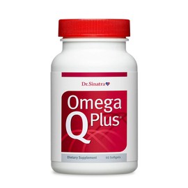 Dr. Sinatra Omega Q Plus– Omega-3 and CoQ10 Supplement Delivers Everyday Heart Health Support with 50 mg of CoQ10 and Provides Antioxidant Power (60 softgels)