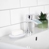 Minky Bathroom Soap Dish, Hand Soap Dish With Raised Ridges,