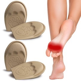 SULPO 2 Pairs of Bunion Pads for Too Large Shoes - Fits in Almost Any Shoe - Pads Against Foot Pain Made of EVA Foam - Sponge Heel Pads, Toe Grips Liner, Toe Fillers