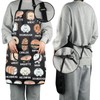 G2TUP Bread Lover Gift Cute Bread Design Apron With Pockets