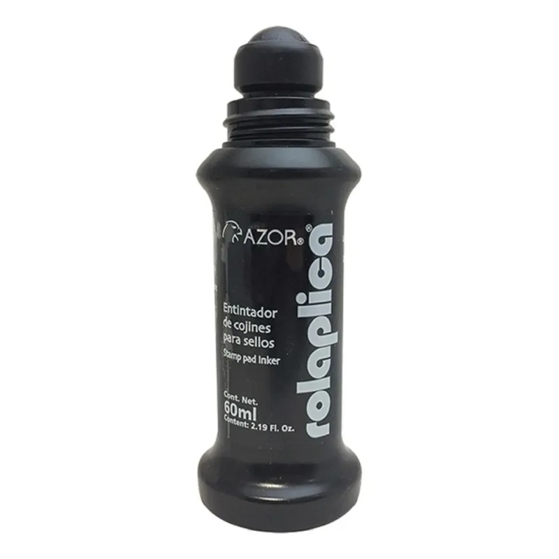 Azor tinta liquida para sello rolaplica de 60ml 587NE