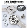 2Pcs Soft Close Lid Support Hinges 110° Folding Lid Stay