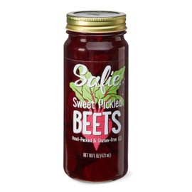 Safie Sweet Pickled Beets Kosher Certified 2 Glass Jars 16 fl oz each.