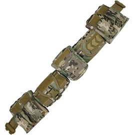 PIKEON Tactical Battle Belt Quick Release Rigger 1.75 Inch Inner & Outer Airsoft Belt Heavy Duty Belts for Men (CP)