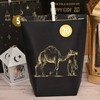 ANYUNKEY DIY Ramadan Kalender zum Befüllen-Ramadankalender Tüten-Bedruckte Kraftpapiertüten in schwarzes