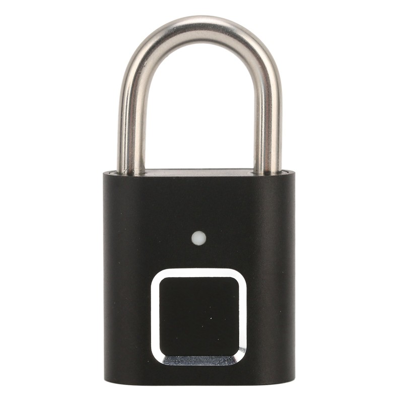 Smart Keyless Fingerprint Padlock Waterproof Biometric Prevent Theft Rechargeable USB