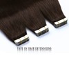 SURNEL Tape in Hair Extensions Human Hair 16 inch Tape