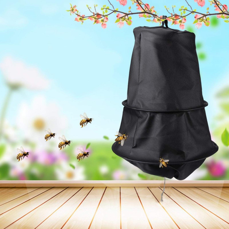 Black Beekeeper Tool Bee Cage, Swarm Trap Swarm Catcher Beekeeping