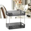 Desktop Organizer 2 Tier Ample Space Modern Storage Rack Shelves