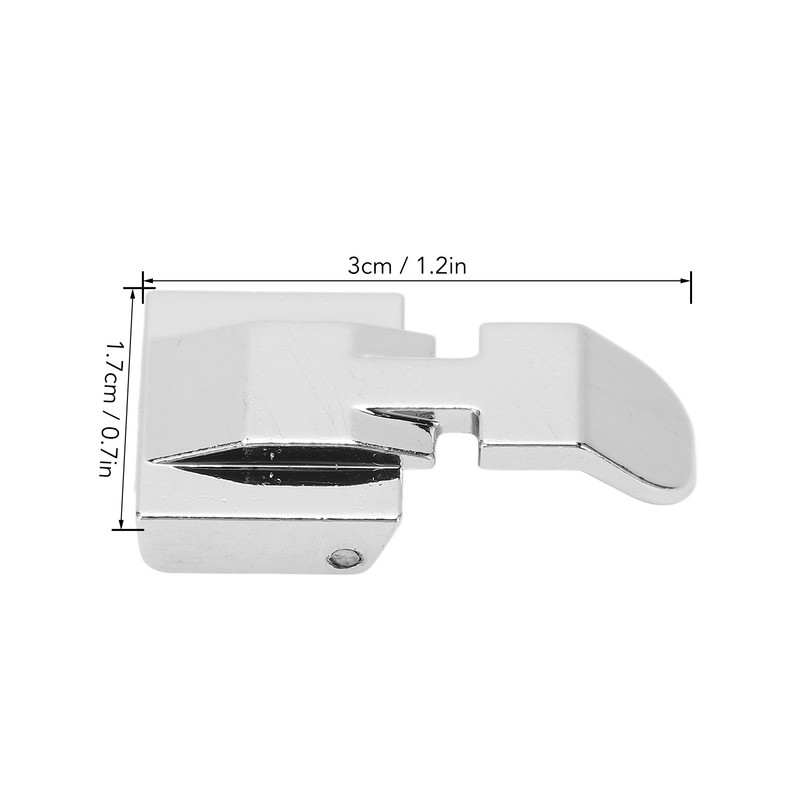 20 Pcs Zipper Presser Foot Stainless Steel Invisible Zipper Sewing