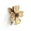 Solid Brass Round Flower Door Knocker - Holiday Gift