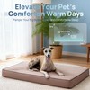 blunique Cooling Dog Bed Large Sized for Summer, Q-Max >0.45
