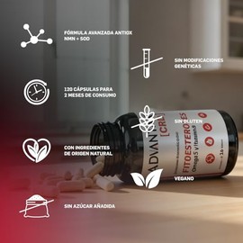 CRD, Suplemento alimenticio con Fitoesteroles, Omega 5 y Vitamina D3, Complementa la ingesta de ácidos grasos esenciales y vitaminas, 120 cápsulas