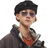 Croogo Men's Women's Beret Cap, Cute, Large, Simple, Solid, Cool,