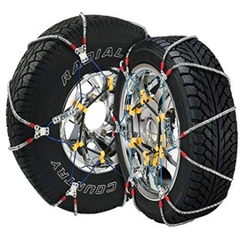 SCC SZ451 Super Z6 Cable Tire Chain for Passenger Cars, Pickups, and SUVs - Set of 2