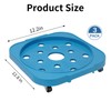iwreaiy 3-Pack 5 Gallon Bucket Dollies with Locking Casters