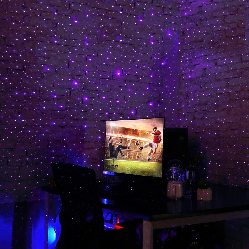 USB Romantic Star Light, Star Projection USB Night Light, Bendable