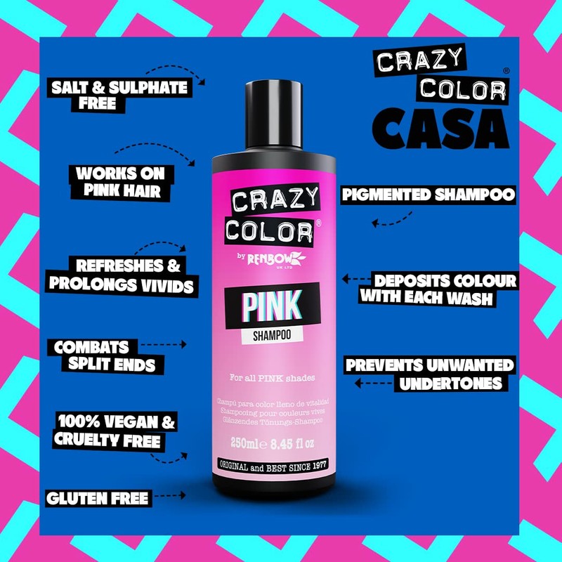 Crazy Color CRC040 Shampoo Pink