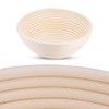 Handmade Unbleached Natural Cane Banneton Proofing Basket Dough Bread Baking