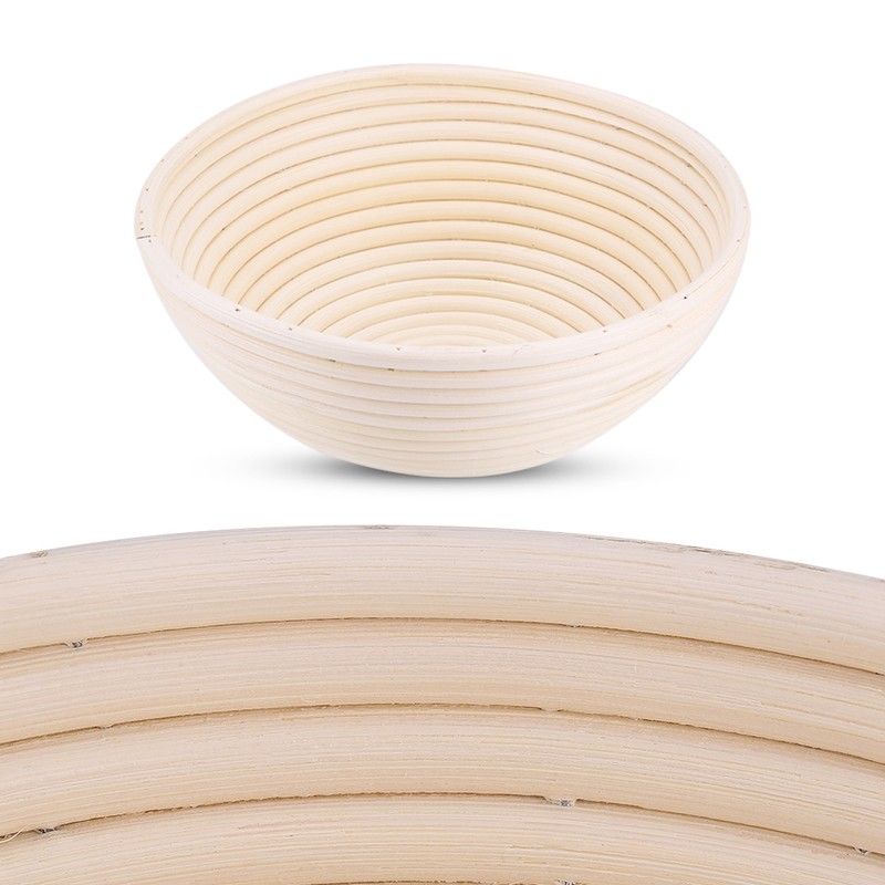 Handmade Unbleached Natural Cane Banneton Proofing Basket Dough Bread Baking