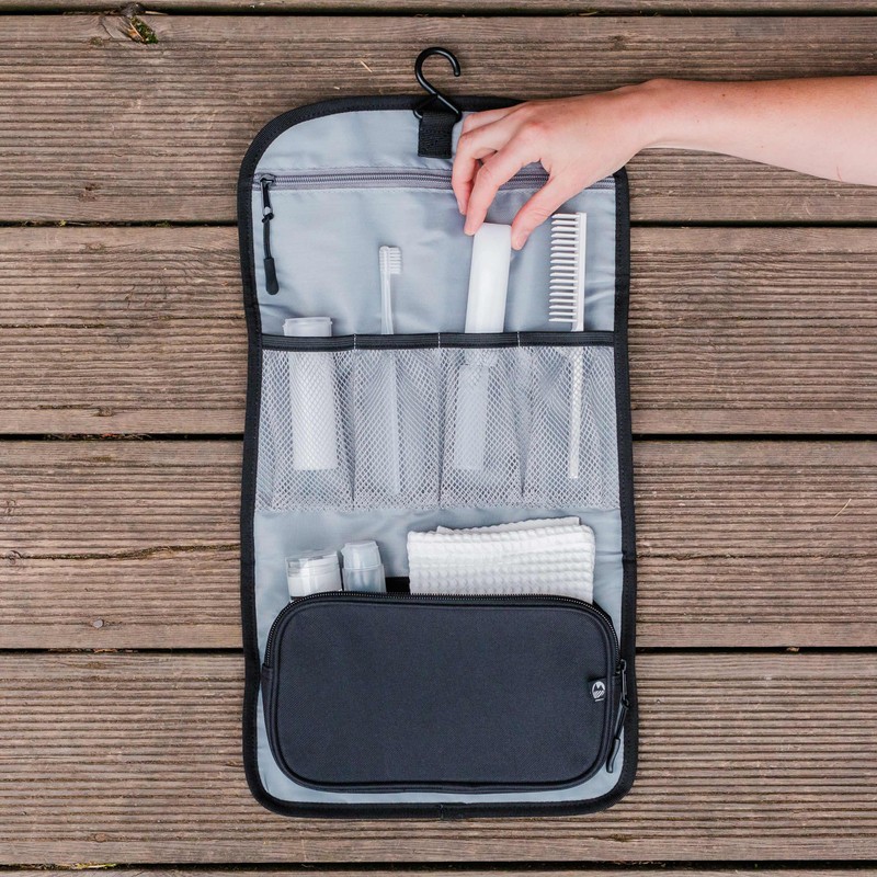 Lakeland Active Eskdale Fold Out Hanging Travel Toiletry Bag for