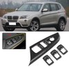 Left Drive 4pcs Window Lift Button Switch Decoration Trim Fit