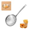 VANDHOME Skimmer Slotted Spoon 6 Inch 304 Stainless Steel Strainer