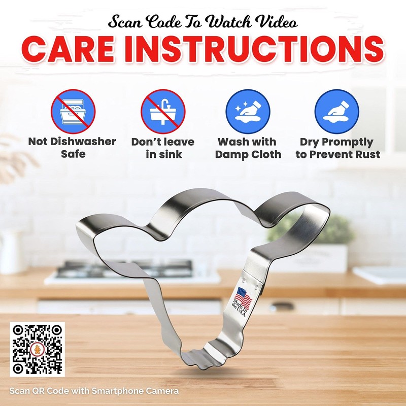 Steer Head Cookie Cutter – Made in the USA –