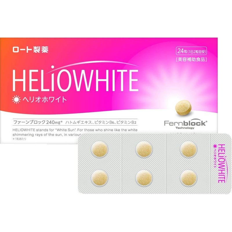 [2 Box Set] ro-to製薬 heriohowaito 24 Grain fa-nburokku Blend Beauty Supplement