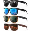 ANYLUV Polarized Square Sunglasses: Classic Men's Sunglasses with UV 400