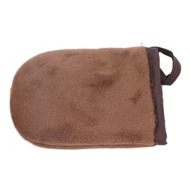 bronceadores, aplicador autobronceador reutilizable elástico Guante autobronceador de microfibra con efecto que no deja marcas para aplicar espuma para lociones para aplicar aceite(marrón)