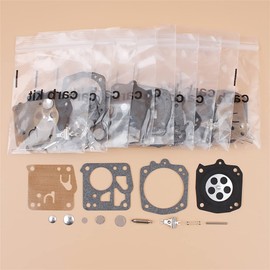 Gubeter Jonsered 625 630 670 Carburetor Diaphragm Conversion Kit for Husqvarna 61 65 77 162 181 185 266 268 272 281 288 480 1100 2100 Rk 23Hs Rk 23 Hs, Rk23Hs