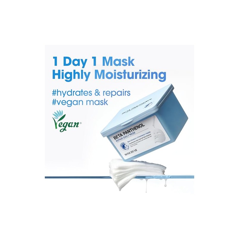 Some by Mi Beta-panthenol Repair Daily Mask - 30 Sheets,
