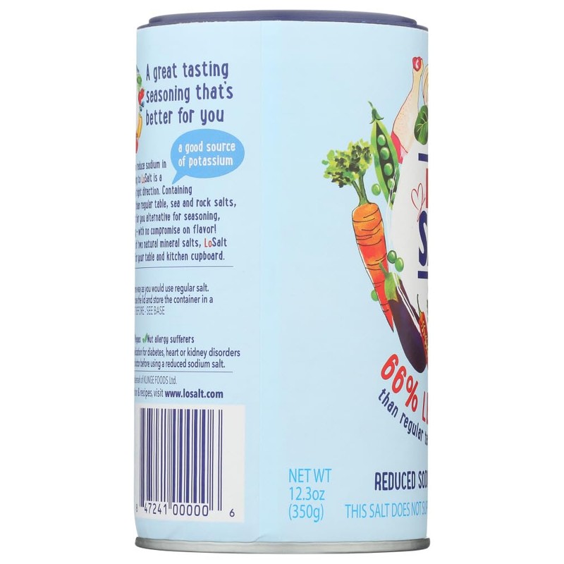 LOSALT SALT REGULAR, 12.35 OZ