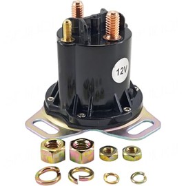 SPJIUQI 12V 3-Terminal Intermittent PowerSeal Solenoid Relay Replaces for Trombetta 634-1241-212-08 634-1241-212-02 634-1241-212 Hydraulic RV Grid Heater Lawn and Garden
