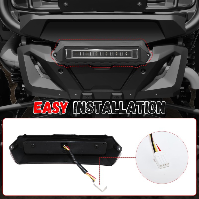 LED Rear Center Accent Tail Light Kit for Honda Talon