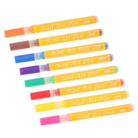 BIUDECO 8pcs Nail Art Markers Drawing Paint Marker Nail Art Pen Tire Paint Gouache Based Paint Marker Coloring Marker Pen Paint Pen Paint Marker Gouache Pen Acrylic Paint Pen Painting Pen