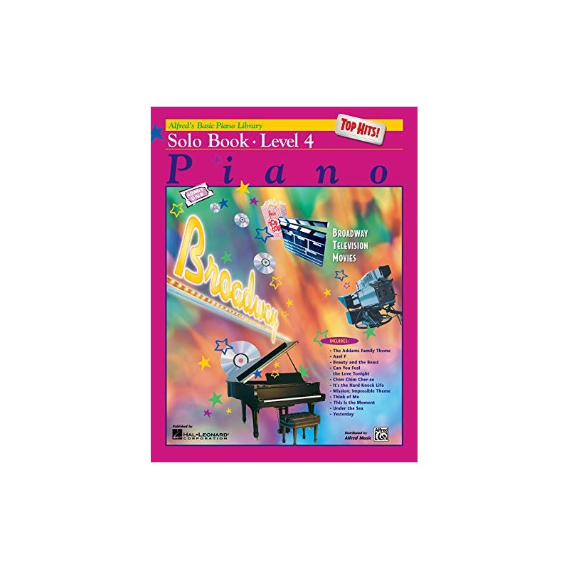 Alfred's Basic Piano Library Top Hits! Solo Book, Bk 4