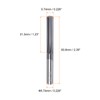 sourcing map Carbide Chucking Reamer 0.226"(5.74mm) Dia Straight Flute Straight