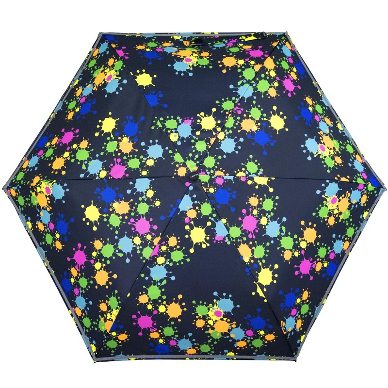 Knirps children's compact umbrella with reflective trim., Modern