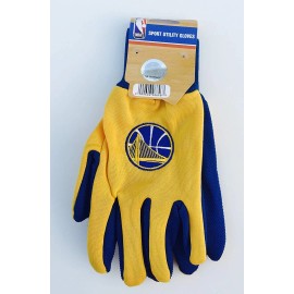 Golden State Warriors 2 Tone Non-Slip Utility Gloves - Pack of 6