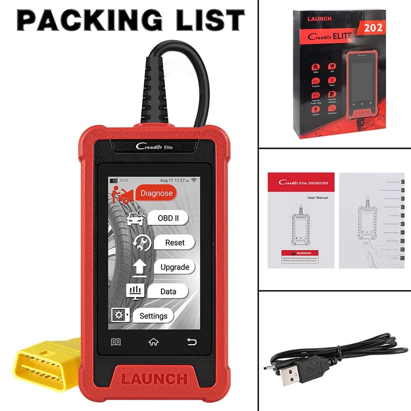 LAUNCH Elite ABS Bleeding Scan Tool,Engine Transmission ABS SRS OBD2