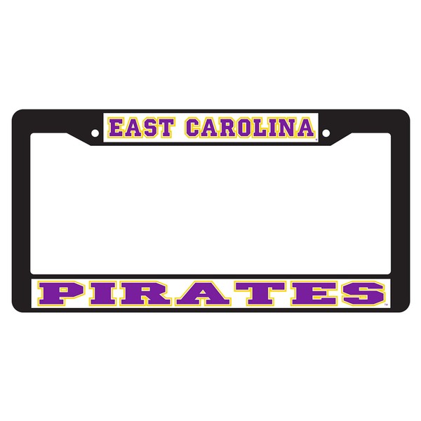 Craftique East Carolina Pirates Plate Frame (BLK Plate Frame ECU Pirates (16017))