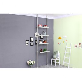 AL bar bathroom organization shelf 600 4-Tier