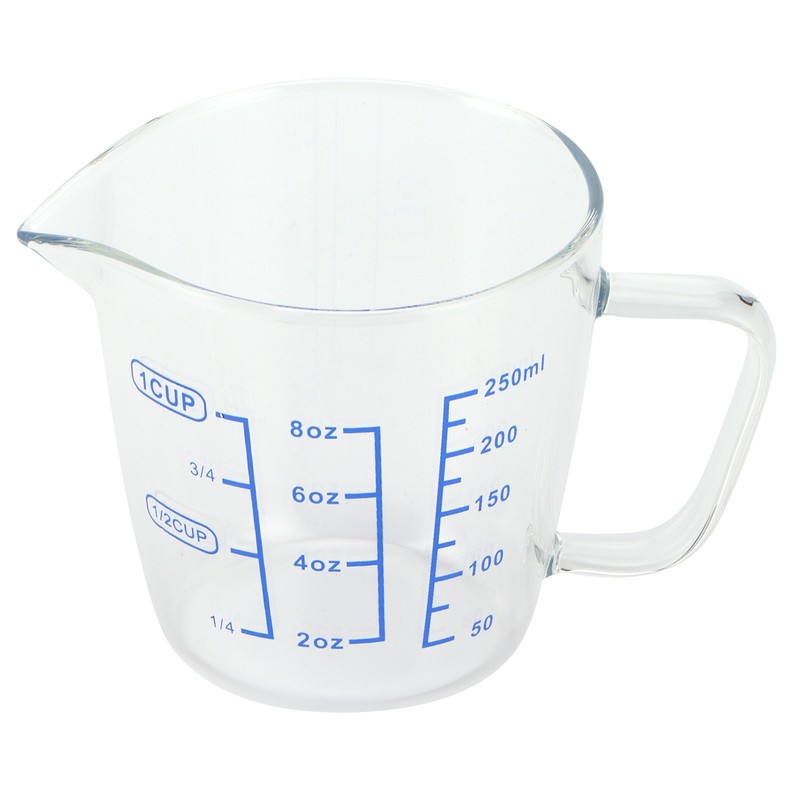 Heat Resisting Glass Measuring Cup Milk Scale Measuring Jug with
