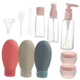 OHPHCALL Travel Makeup Bottles Set 7 Oz Refillable Toiletry Bottles Portable Leakproof for Shampoo Lotion Travel Containers