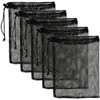 8PCS Mesh Bags Drawstring Bag Set - Nylon Mesh Drawstring