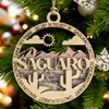 Saguaro National Park Handcrafted Wood Ornament - 3" Laser Cut